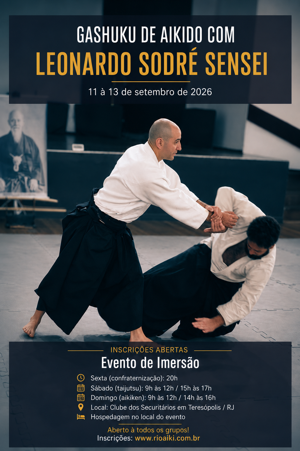 Gashuku com Leonardo Sodré Sensei – 6º Dan Aikikai